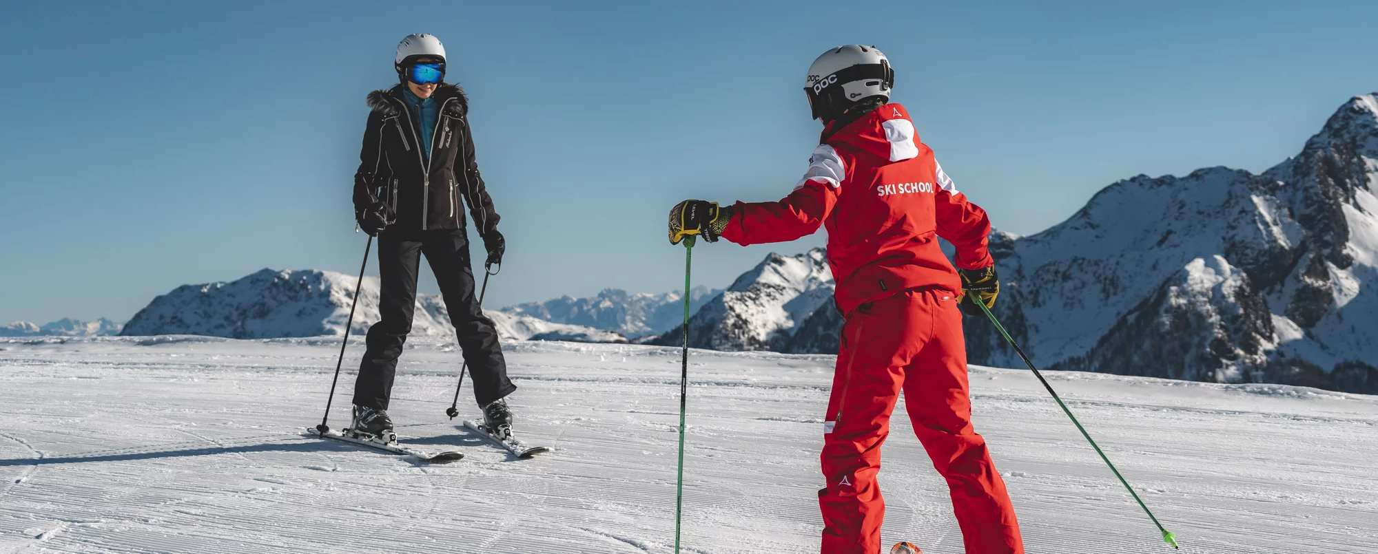 Off to <br> the slopes