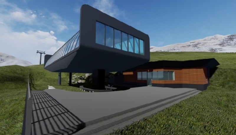 Rendering Bergstation
