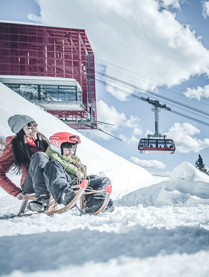 Tobogganing