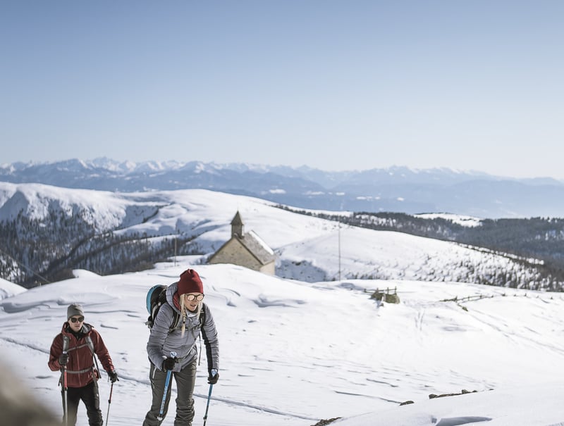 Skitouren auf Meran 2000 in Südtirol