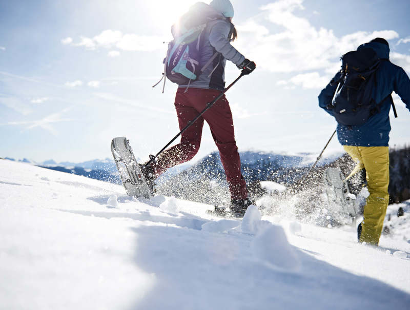 snowshoe hiking