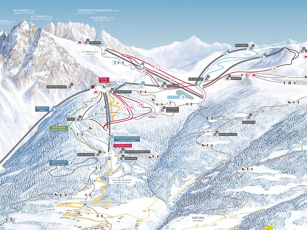 Winter-Wandern - Meran 2000