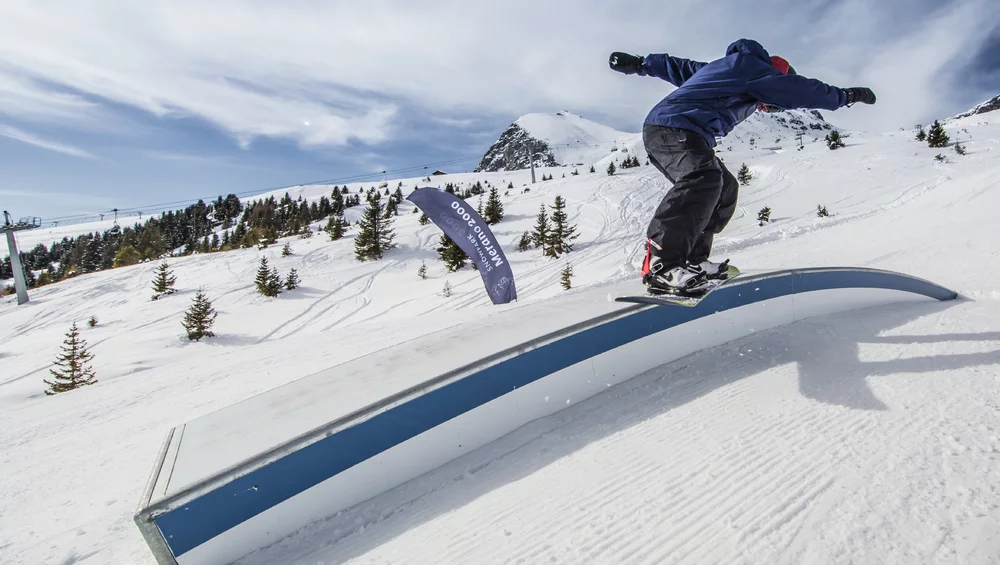 Freestyler willkommen auf Meran 2000 in Südtirol